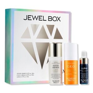 NEW SUNDAY RILEY Jewel Box Kit: Good Genes, C.E.O. Serum, Luna (travel size)
